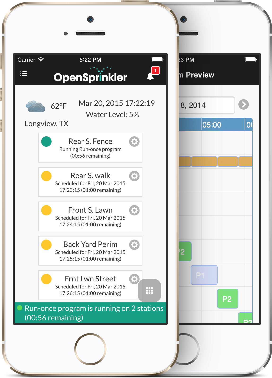 manually add opensprinkler